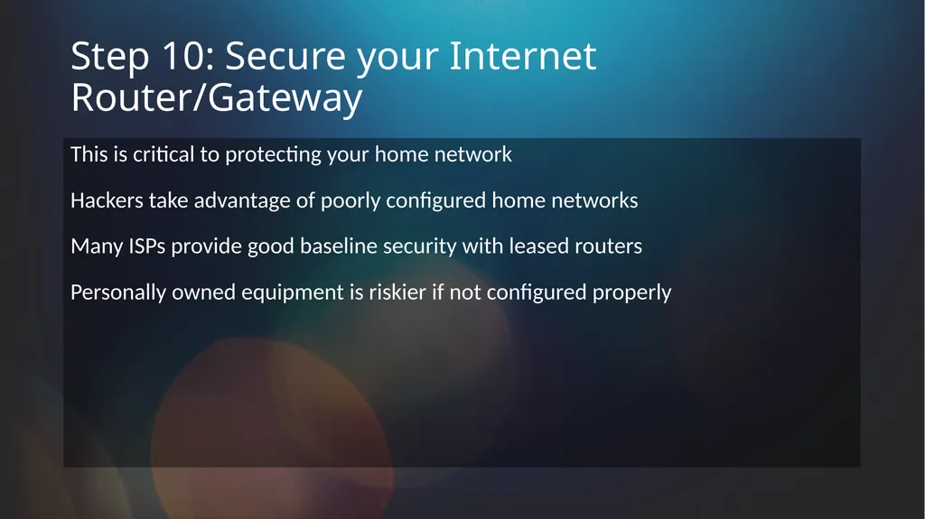 Hygiene Academy Digital Security for the Lay - slide 19 of 25