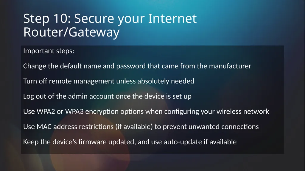Hygiene Academy Digital Security for the Lay - slide 20 of 25