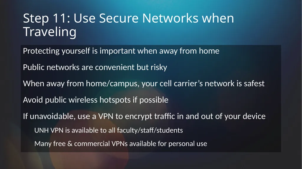 Hygiene Academy Digital Security for the Lay - slide 21 of 25