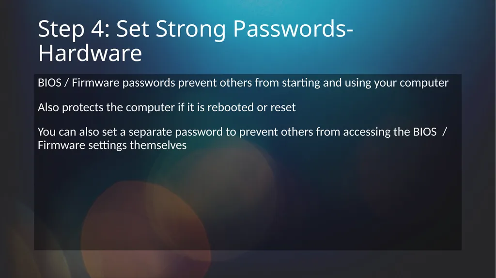 Hygiene Academy Digital Security for the Lay - slide 12 of 25