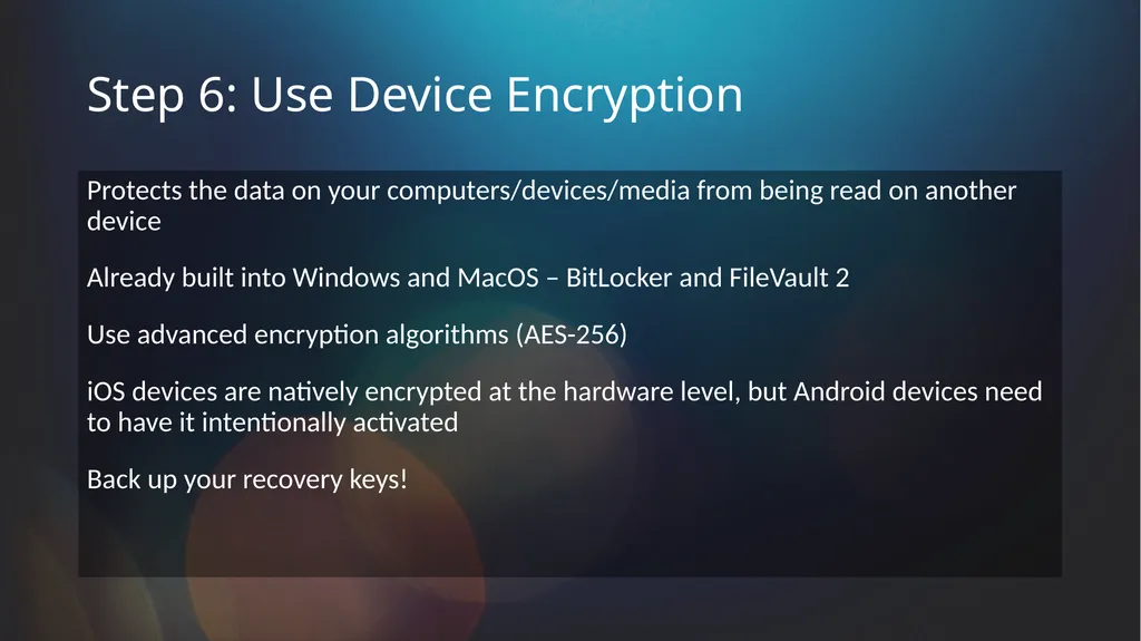 Hygiene Academy Digital Security for the Lay - slide 15 of 25