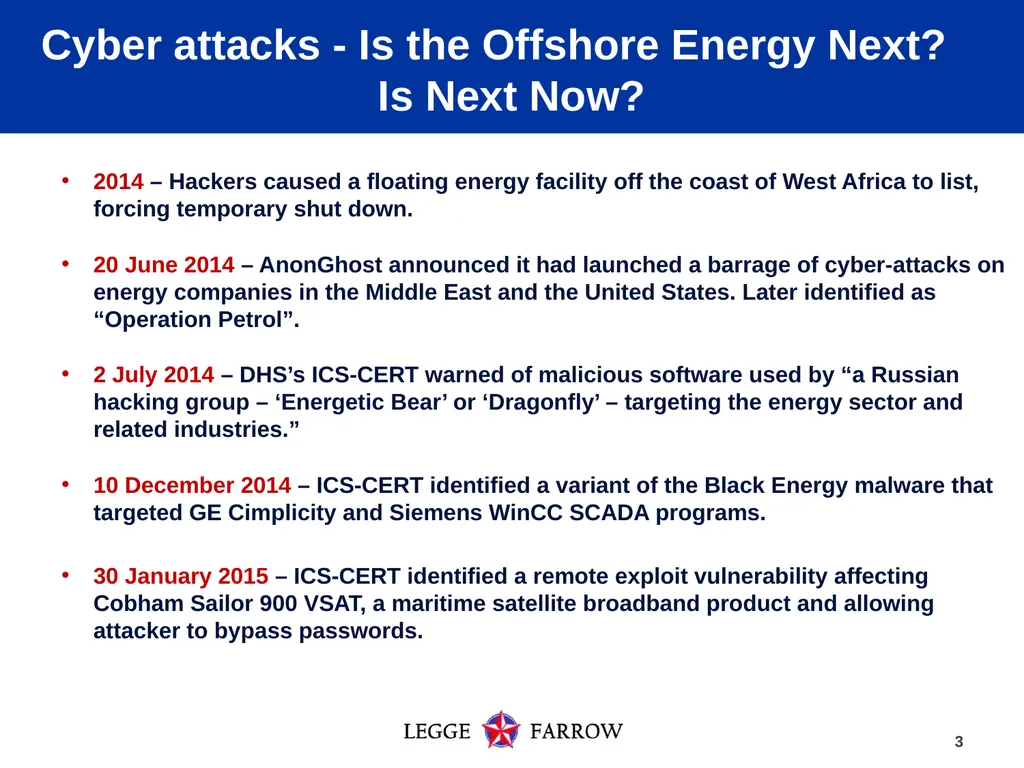 Cyber Security and Insurance Coverage: Evolving - slide 3 of 15