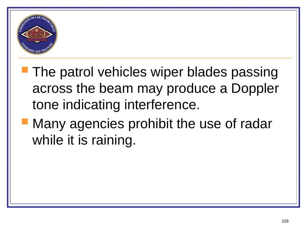Radar / Lidar Course Instructor Ronnie Poole - slide 116 of 187