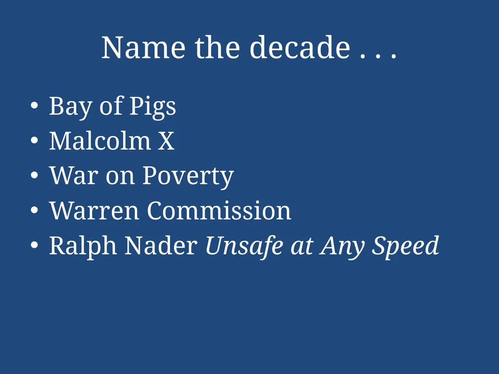 APUSH Periodization & Decades Review Name the - slide 13 of 96