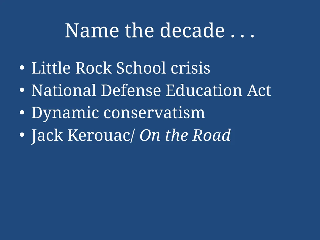 APUSH Periodization & Decades Review Name the - slide 41 of 96
