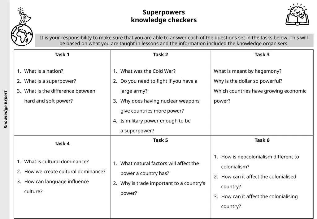 Knowledge Expert It is your responsibility to make - slide 1 of 8