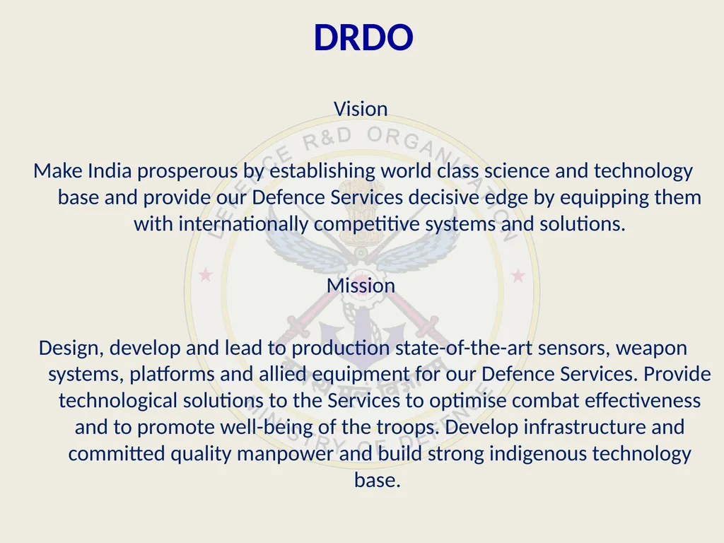 Defence Technology Challenges and Innovation India - slide 2 of 25