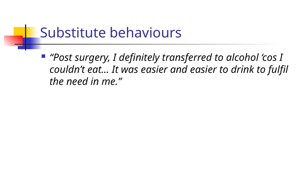 Weight regain post bariatric surgery Jane Ogden - slide 13 of 42