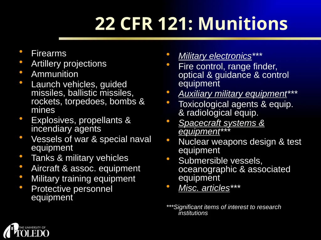 1 Office of Research and Sponsored Programs U.S. - slide 13 of 34