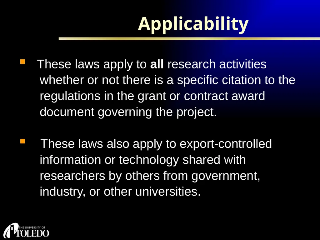 1 Office of Research and Sponsored Programs U.S. - slide 18 of 34
