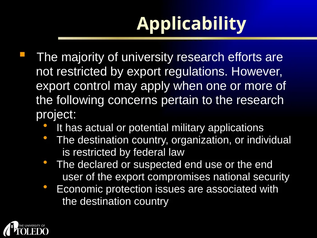 1 Office of Research and Sponsored Programs U.S. - slide 19 of 34