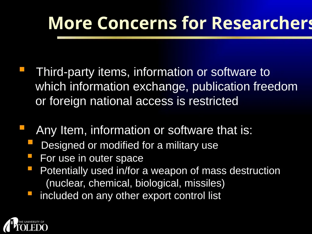 1 Office of Research and Sponsored Programs U.S. - slide 30 of 34