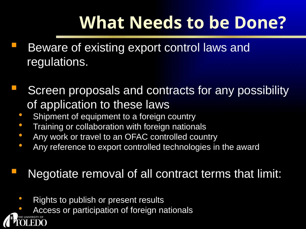 1 Office of Research and Sponsored Programs U.S. - slide 31 of 34