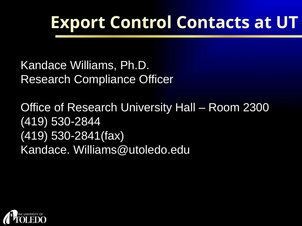 1 Office of Research and Sponsored Programs U.S. - slide 32 of 34