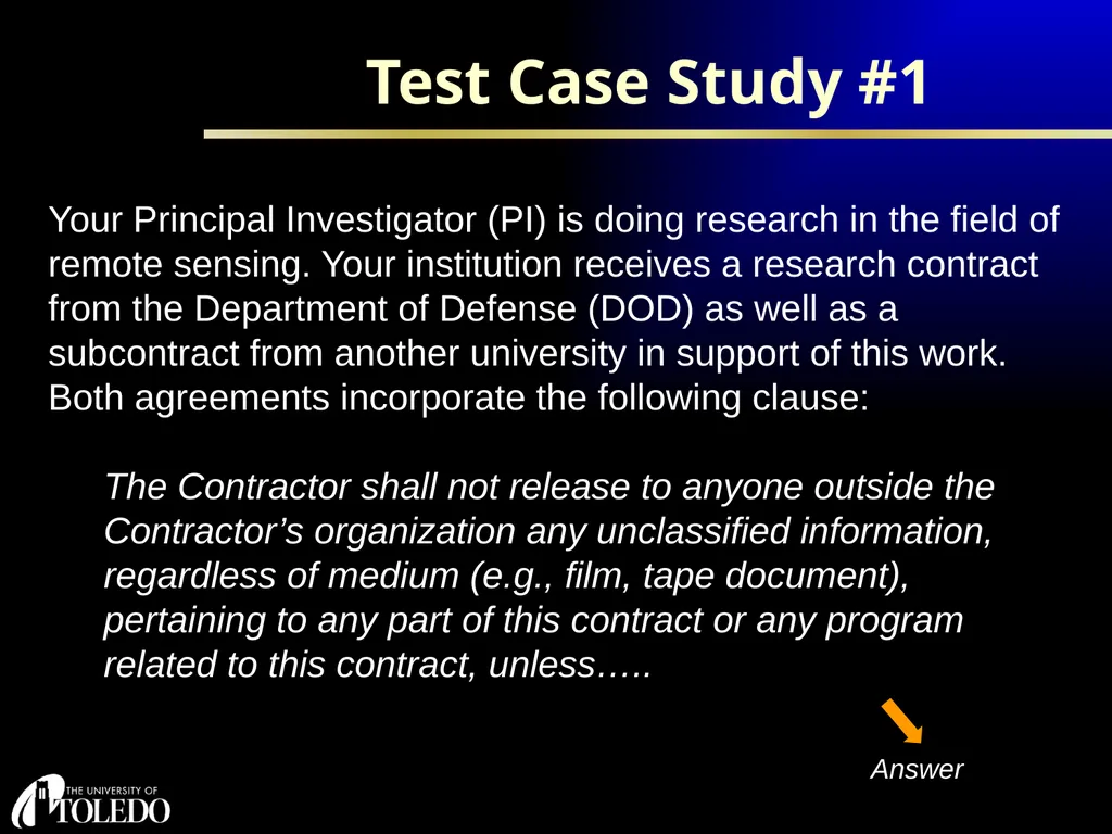 1 Office of Research and Sponsored Programs U.S. - slide 33 of 34