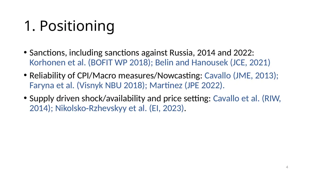 Sanctions and Russian Online Prices By J. - slide 4 of 11