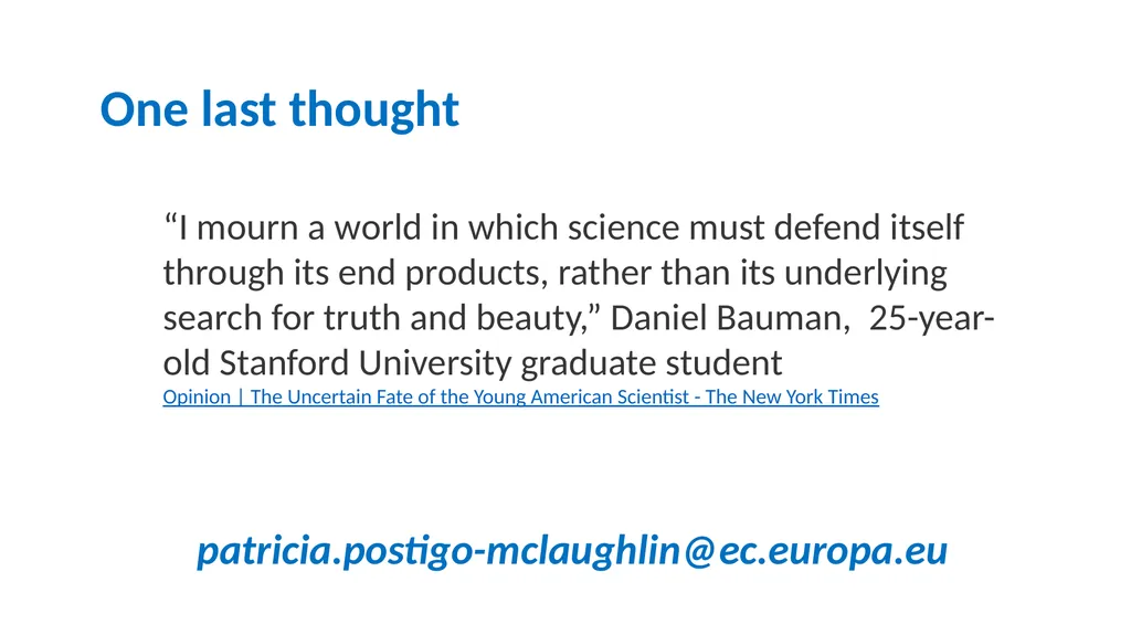 Infrastructures for Fundamental science from the - slide 13 of 13