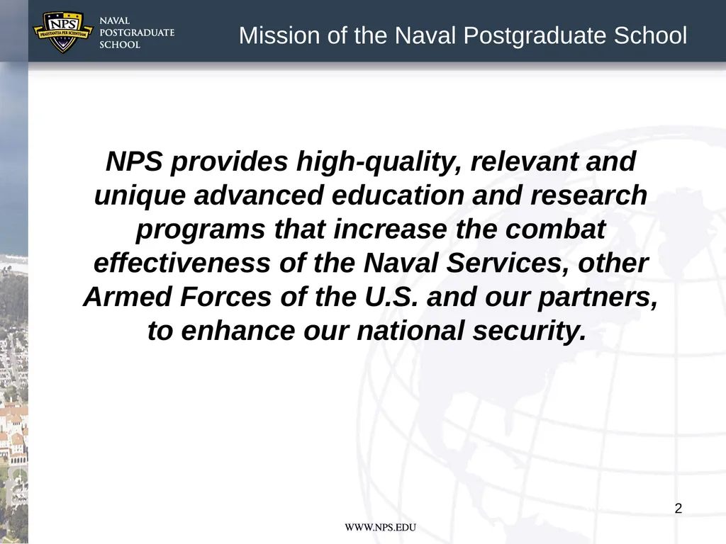 Command Brief Winter (2nd) Quarter Academic Year - slide 2 of 19