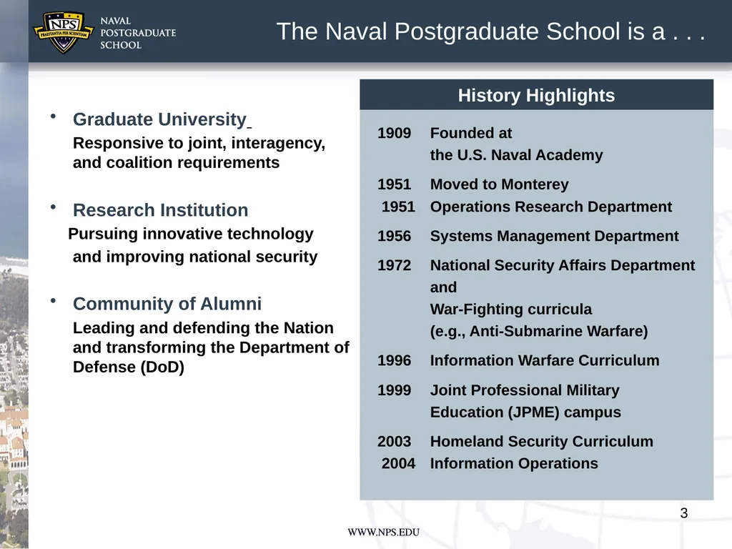 Command Brief Winter (2nd) Quarter Academic Year - slide 3 of 19