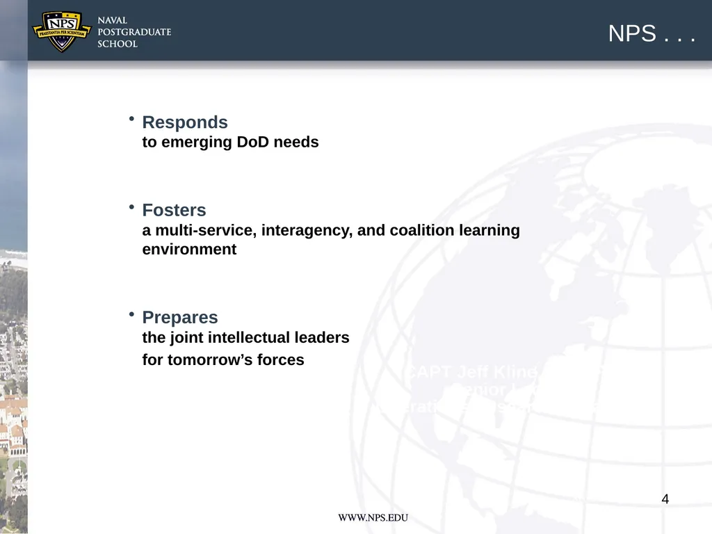Command Brief Winter (2nd) Quarter Academic Year - slide 4 of 19
