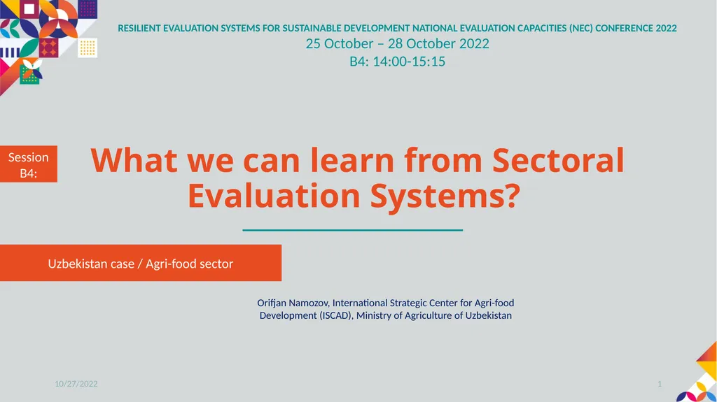 10/27/2022 Orifjan Namozov, International - slide 1 of 9