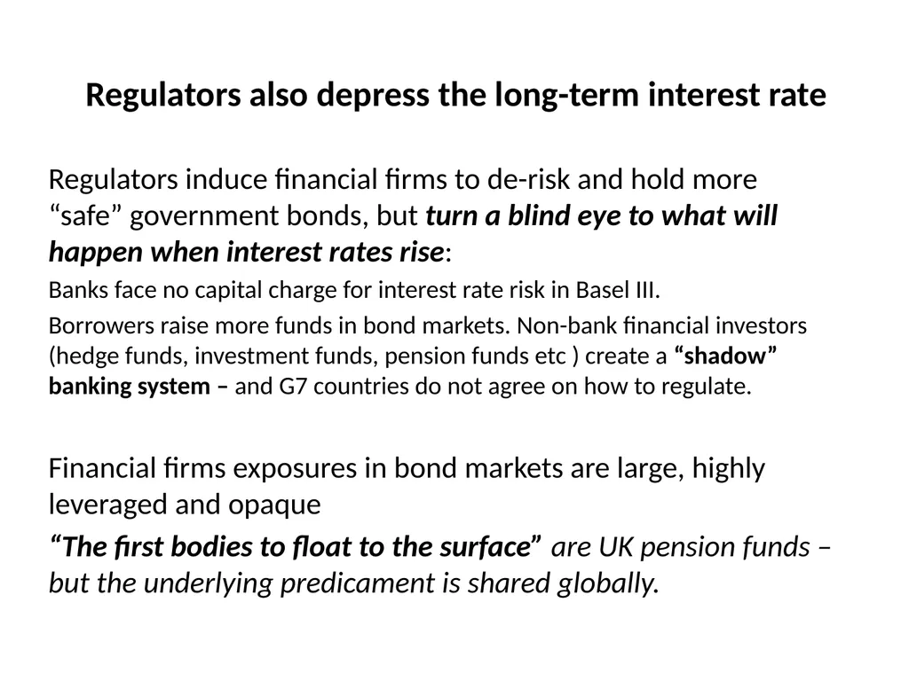 Market doom loops Philip Turner* TUC conference - slide 6 of 15