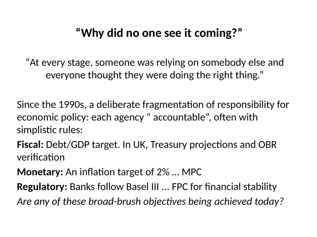 Market doom loops Philip Turner* TUC conference - slide 7 of 15