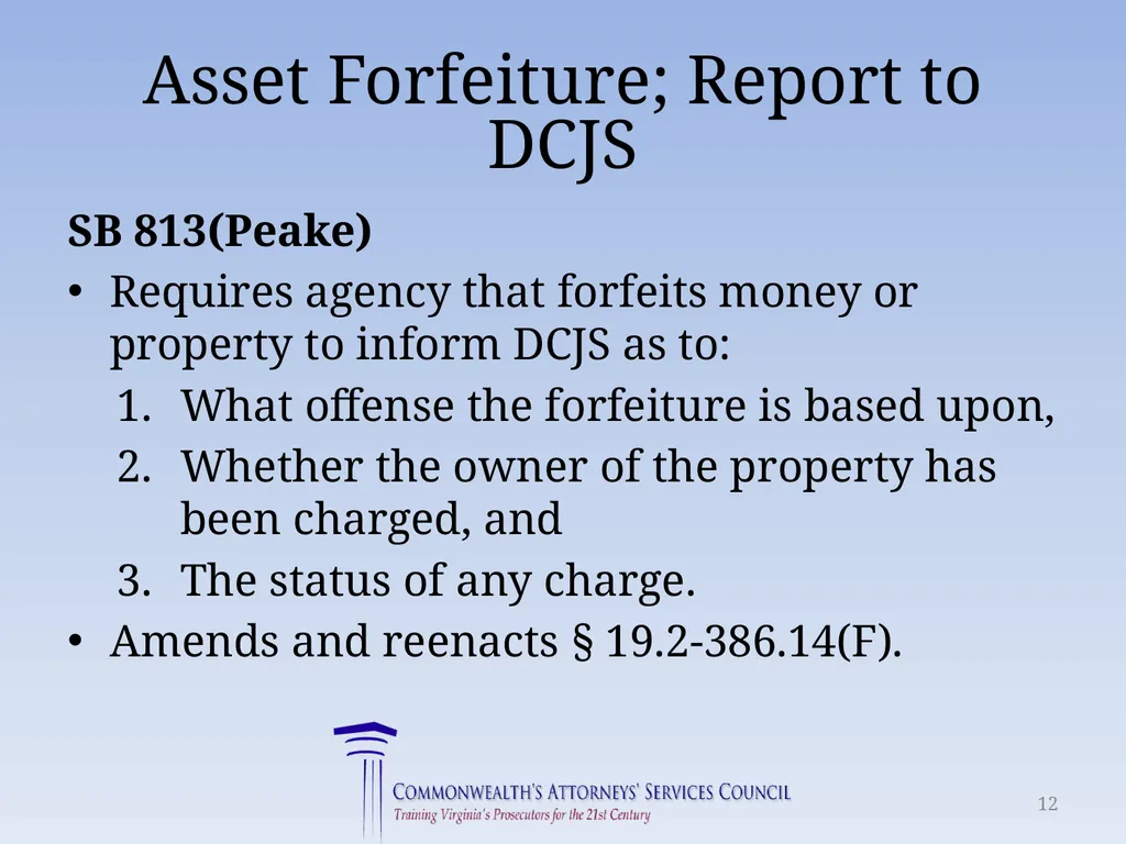 Virginia Legislative Update 2018 for Law - slide 12 of 152