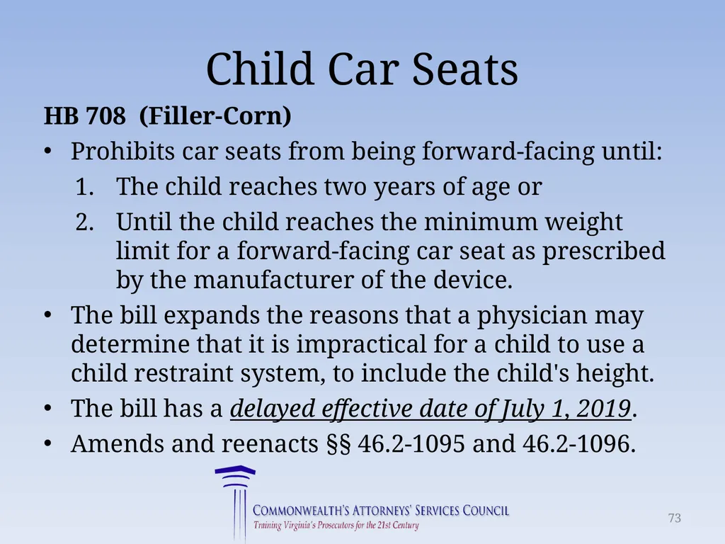 Virginia Legislative Update 2018 for Law - slide 73 of 152