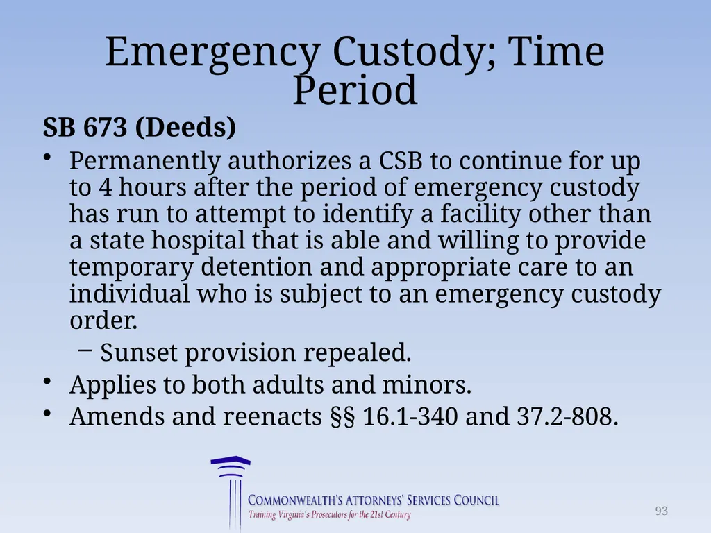 Virginia Legislative Update 2018 for Law - slide 93 of 152