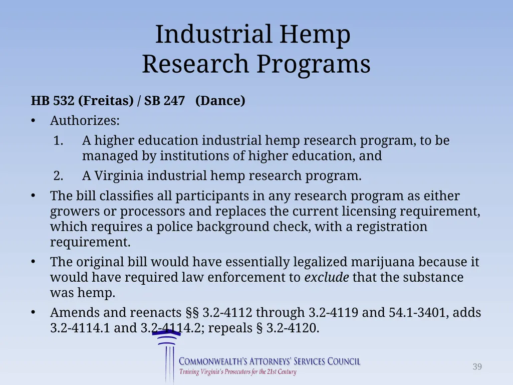 Virginia Legislative Update 2018 for Law - slide 39 of 152