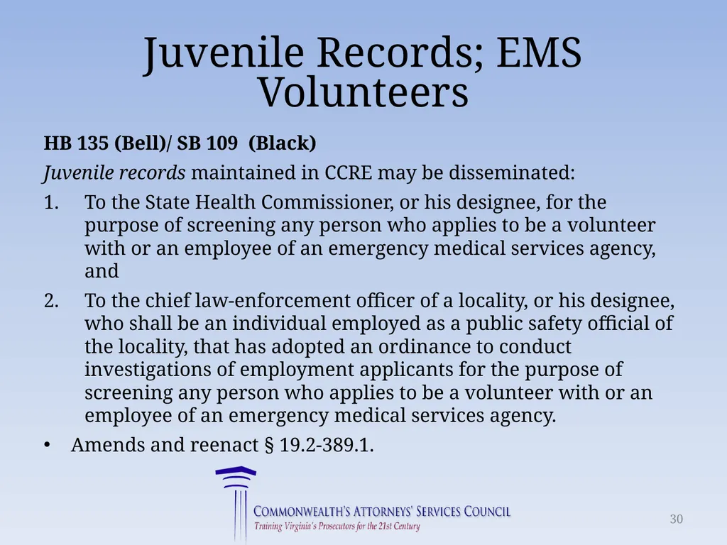 Virginia Legislative Update 2018 for Law - slide 30 of 152