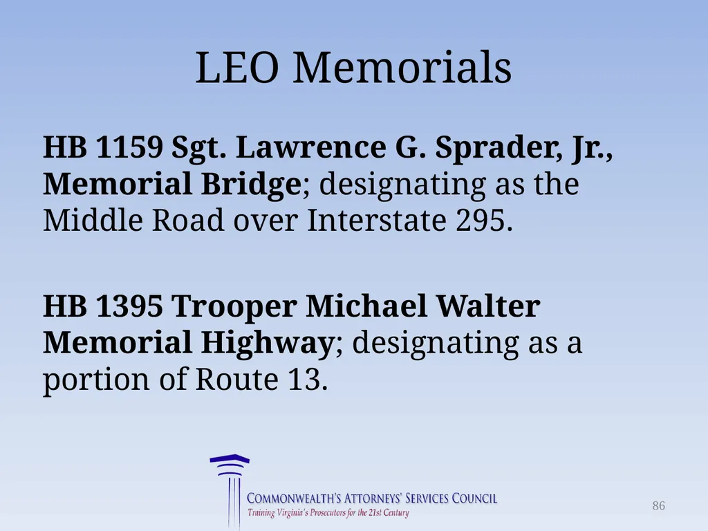Virginia Legislative Update 2018 for Law - slide 86 of 152