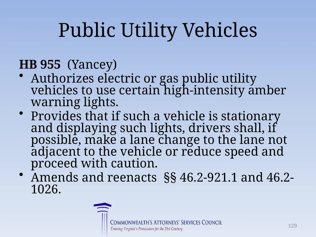 Virginia Legislative Update 2018 for Law - slide 129 of 152