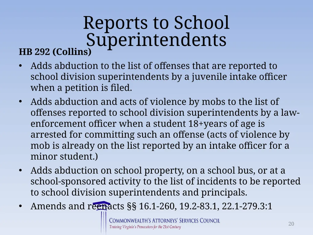 Virginia Legislative Update 2018 for Law - slide 20 of 152