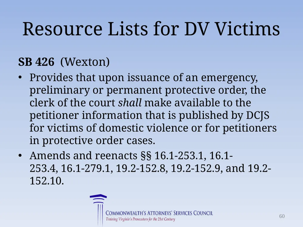 Virginia Legislative Update 2018 for Law - slide 60 of 152