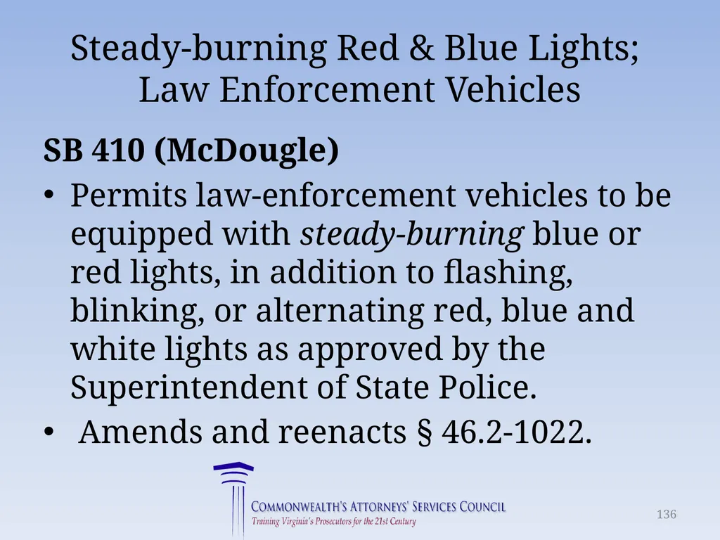 Virginia Legislative Update 2018 for Law - slide 136 of 152