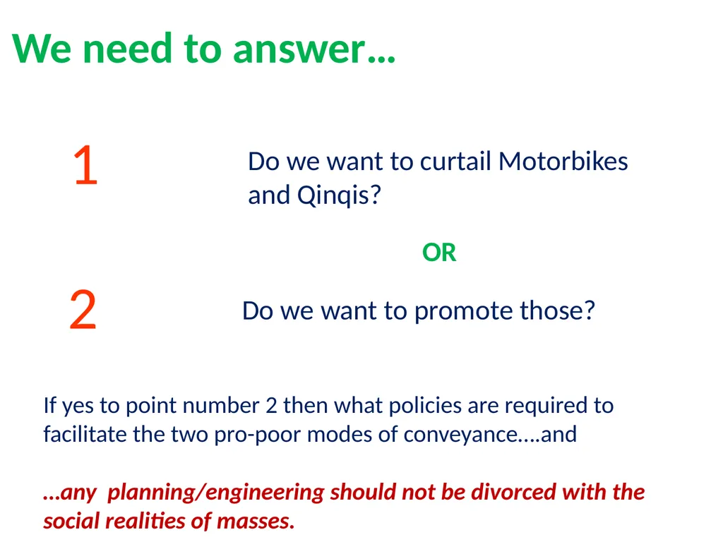 Karachi’s Transport Issues More Questions Than - slide 23 of 24