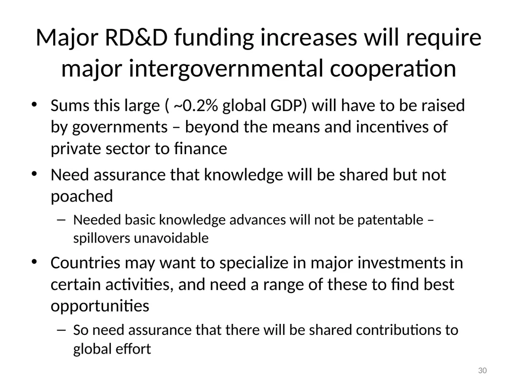 We Need Energy Technology Breakthroughs to - slide 30 of 48