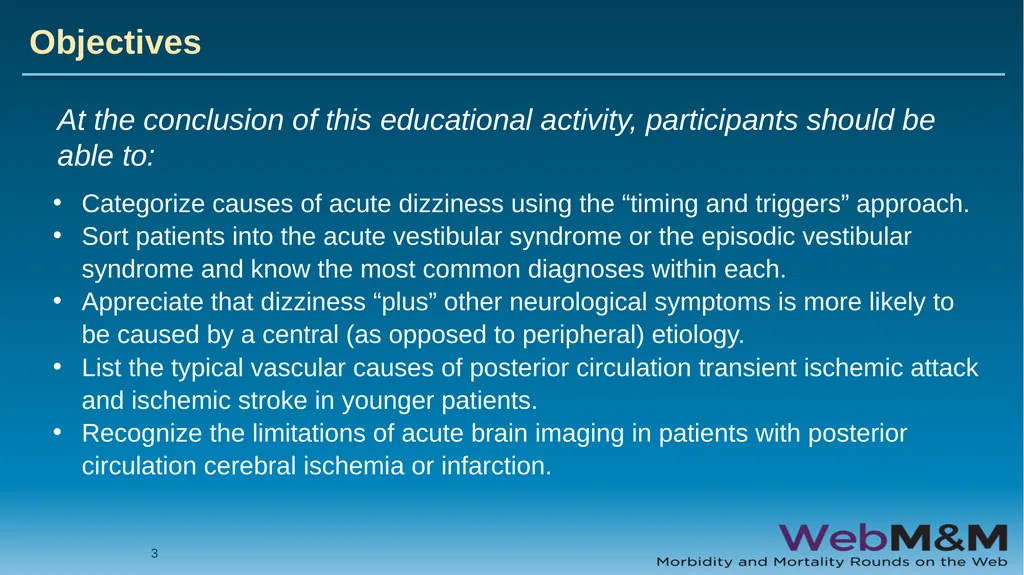 Spotlight Neurological Red Flags: A Missed Stroke - slide 3 of 56