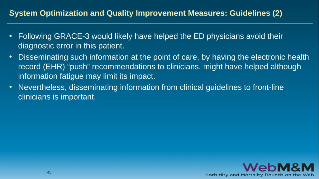 Spotlight Neurological Red Flags: A Missed Stroke - slide 45 of 56