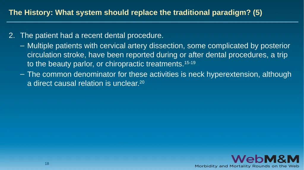 Spotlight Neurological Red Flags: A Missed Stroke - slide 18 of 56