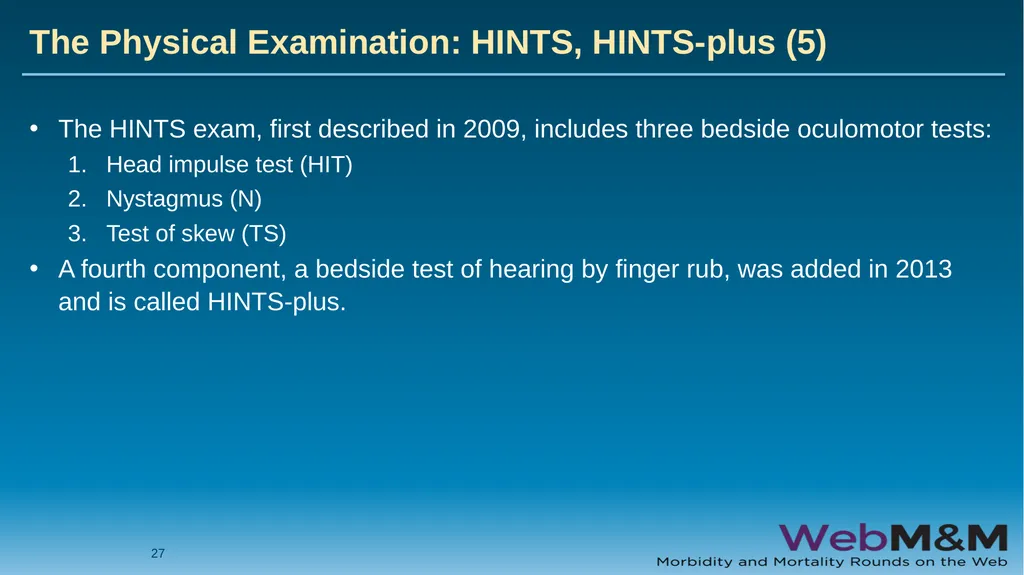 Spotlight Neurological Red Flags: A Missed Stroke - slide 27 of 56
