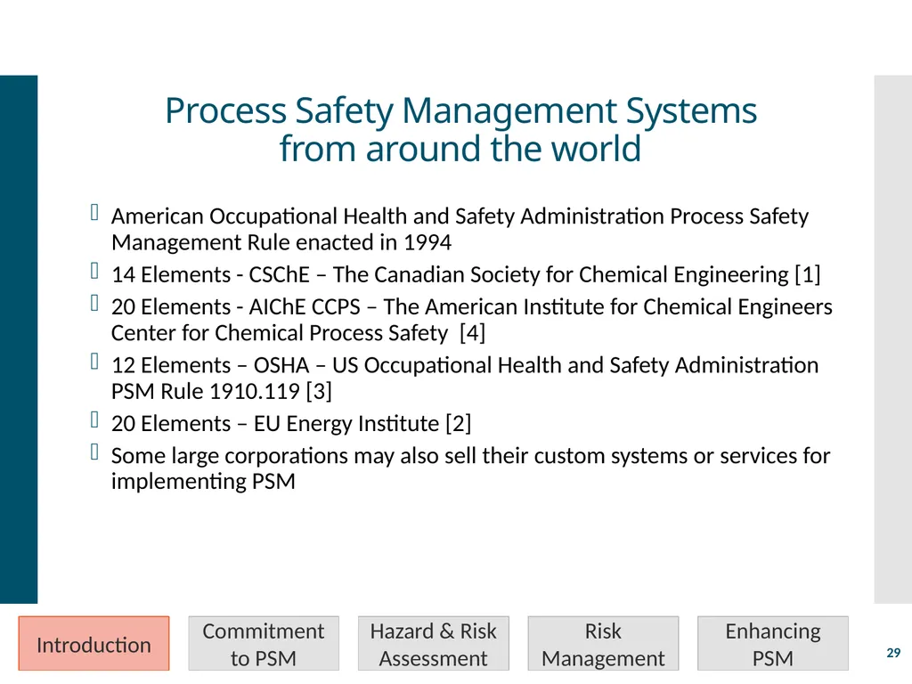 Process Safety Management Valerie Orr Shazad - slide 29 of 34