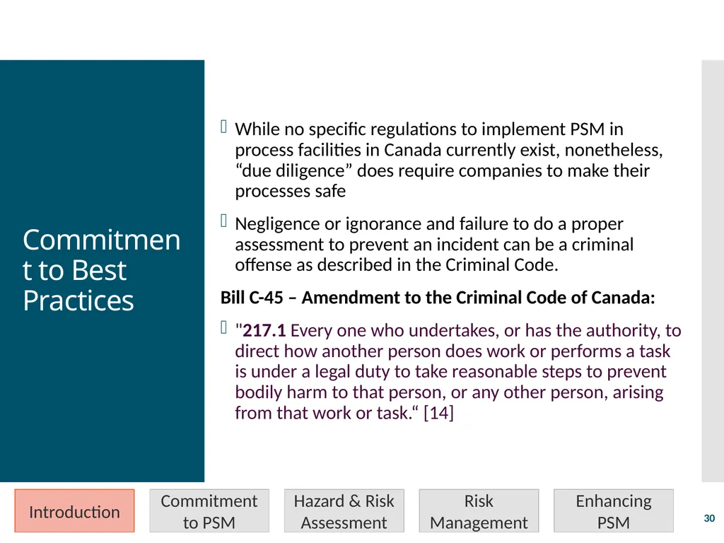 Process Safety Management Valerie Orr Shazad - slide 30 of 34