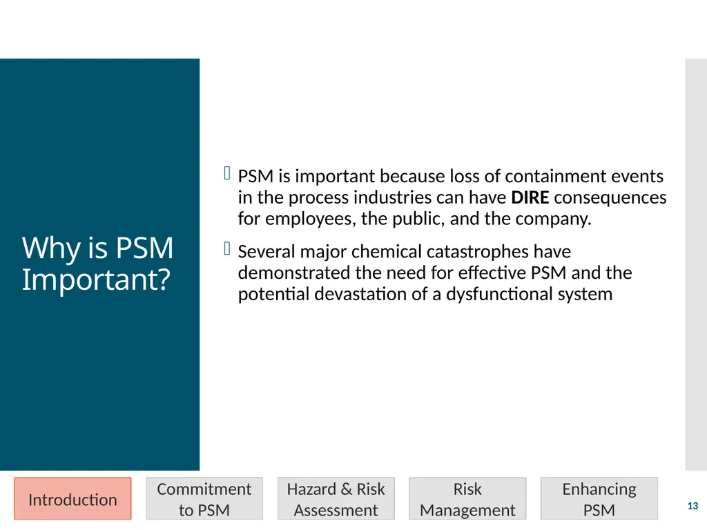 Process Safety Management Valerie Orr Shazad - slide 13 of 34