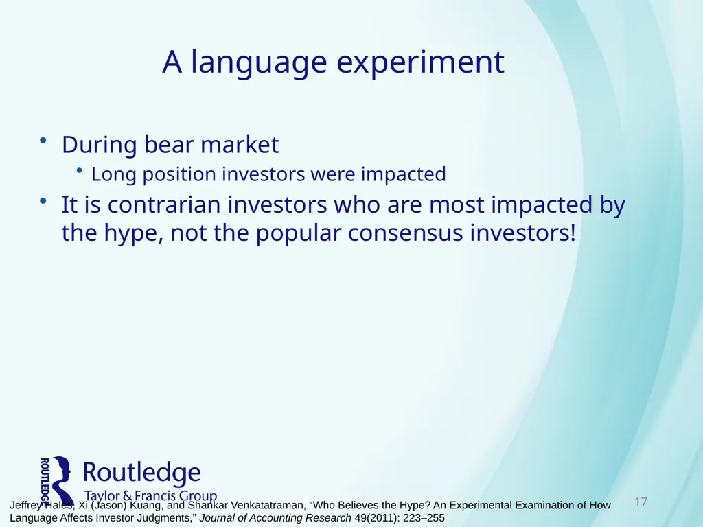 Chapter 9 Social Interaction and Investing - slide 17 of 23