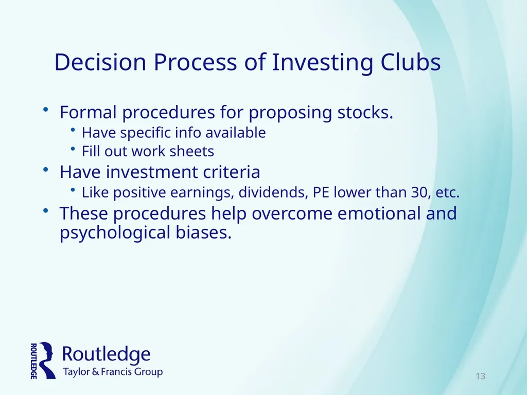 Chapter 9 Social Interaction and Investing - slide 13 of 23