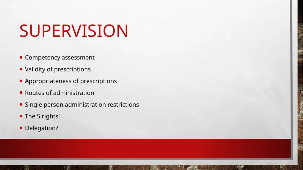 Medicines Management & The Nursing Associate Dr - slide 11 of 17