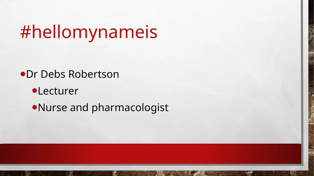 Medicines Management & The Nursing Associate Dr - slide 2 of 17